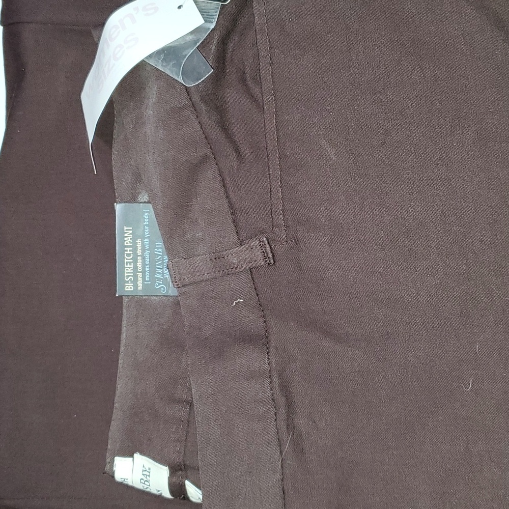 St John's Bay Women's Stretch Brown Pants Size 24WP
